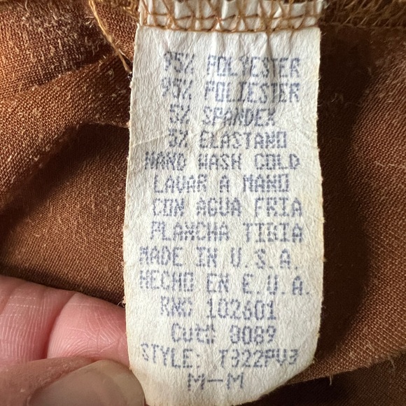 Charlotte Russe Women's Vintage‎ Faux Suede Fringe Top Sz. M - Picture 8 of 8